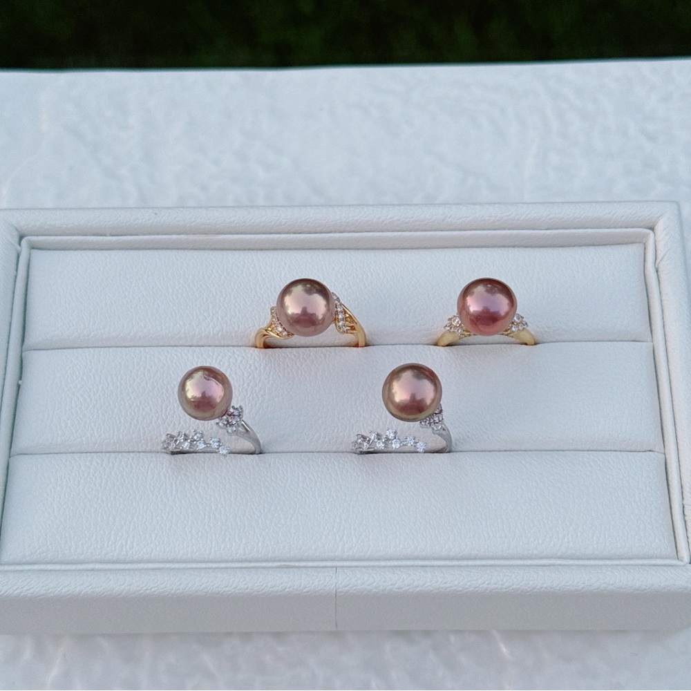 R26 S925 Freshwater Edison Baroque Pearl Adjustable Ring